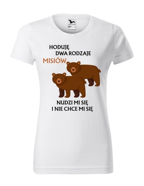 Hoduje dwa rodzaje misiów (damska)