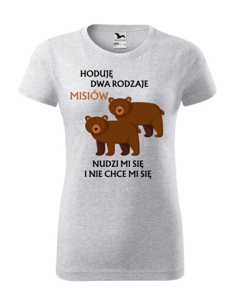 Hoduje dwa rodzaje misiów (damska)