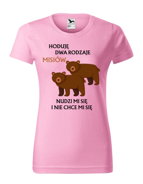 Hoduje dwa rodzaje misiów (damska)