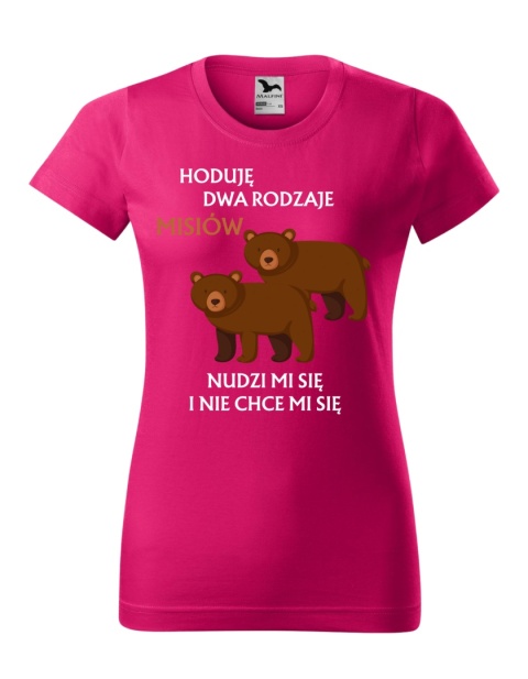 Hoduje dwa rodzaje misiów (damska)