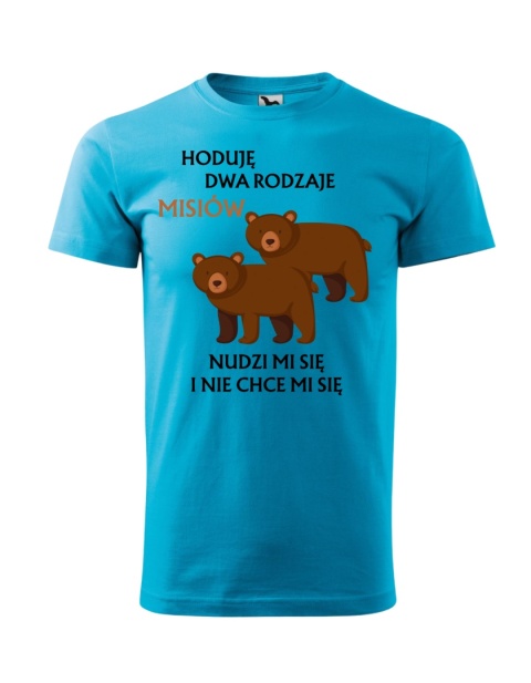 Hoduje dwa rodzaje misiów (męska)