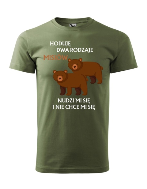 Hoduje dwa rodzaje misiów (męska)