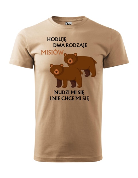 Hoduje dwa rodzaje misiów (męska)