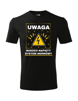 Uwaga napięty system nerwowy (męska)