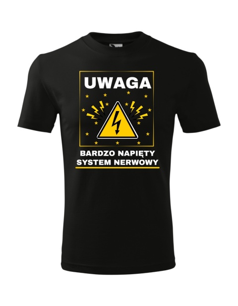 Uwaga napięty system nerwowy (męska)
