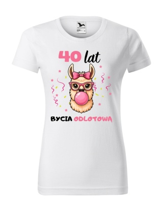 Koszulka urodzinowa - " ... lat bycia odlotową"