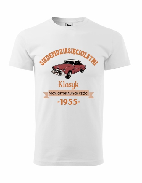 Koszulka urodzinowa -"...letni klasyk 100% oryginalnych części"
