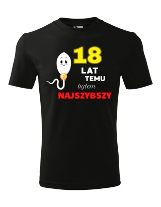 Koszulka urodzinowa - .... lat temu byłem najszybszy