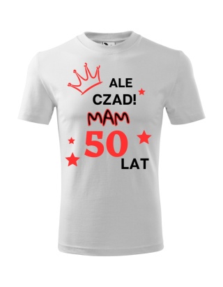 Koszulka urodzinowa - "Ale czad mam ... lat" męska