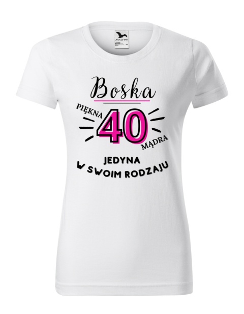 Koszulka urodzinowa - "Boska .... jedyna w swoim rodzaju"