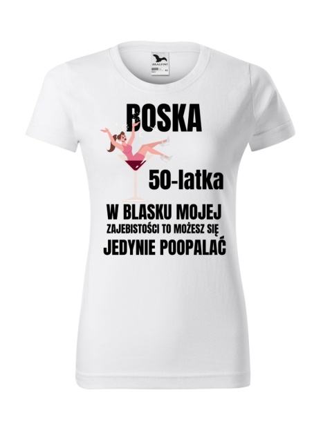 Koszulka urodzinowa - Boska ... w blasku mojej zaje*istości możesz się poopalać