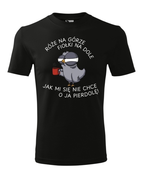 Róże na górze fiołki na dole, tak mi sie nie chce o ja pier***le! (męska)