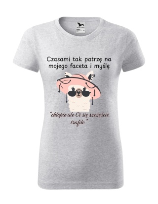 Czasami tak patrze na mojego faceta i myśle "chłopie ale Ci sie szczęście trafiło"