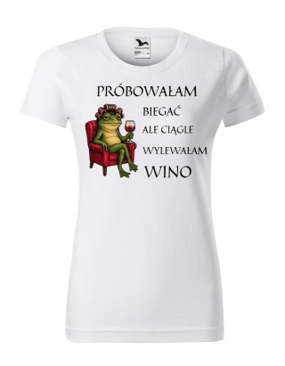 Próbowałam biegać, ale ciągle wylewałam wino