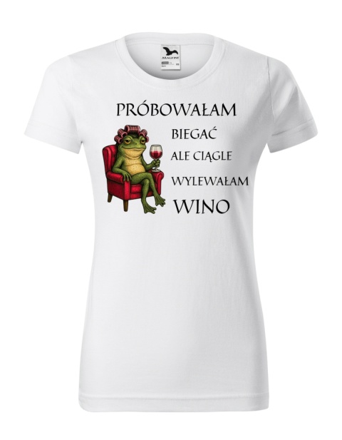 Próbowałam biegać, ale ciągle wylewałam wino