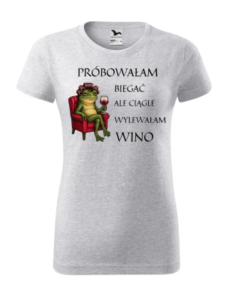 Próbowałam biegać, ale ciągle wylewałam wino