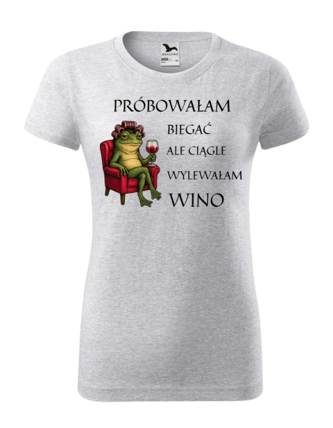 Próbowałam biegać, ale ciągle wylewałam wino