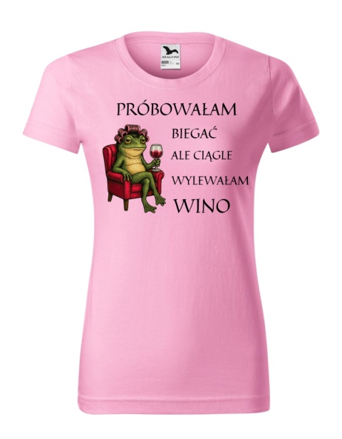 Próbowałam biegać, ale ciągle wylewałam wino