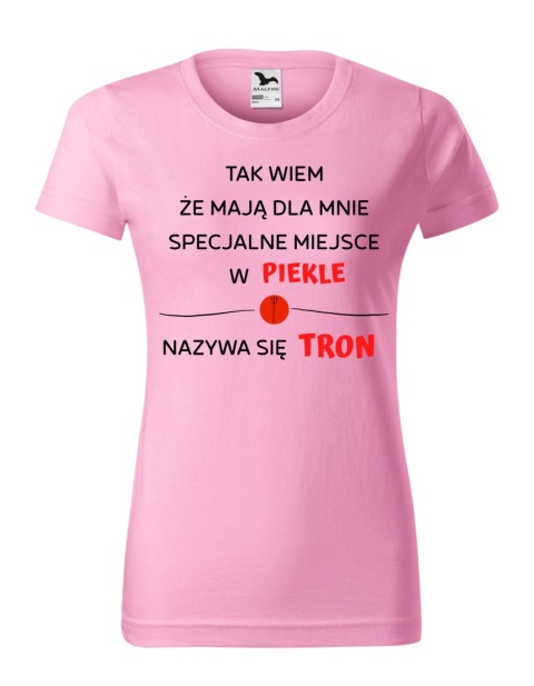 Mam specjalne miejsce w piekle, nazywa się tron