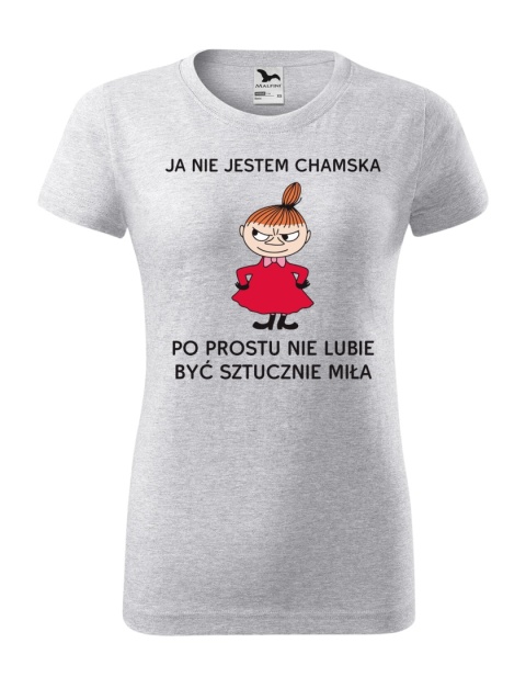 Nie jestem chamska, nie lubie być sztucznie miła Mała Mi