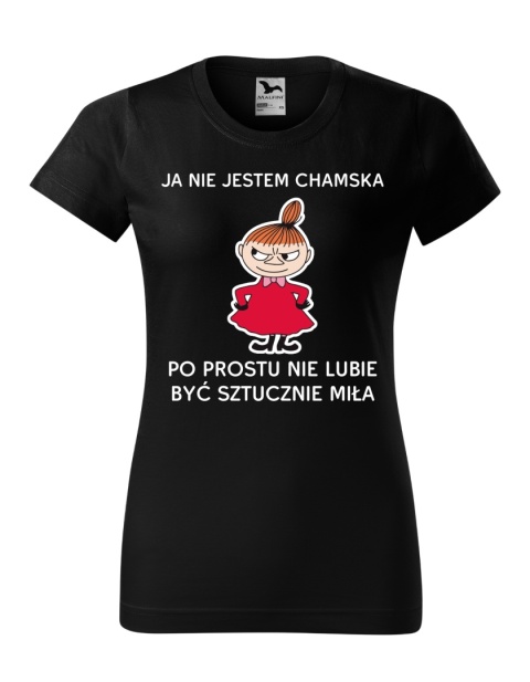 Nie jestem chamska, nie lubie być sztucznie miła Mała Mi
