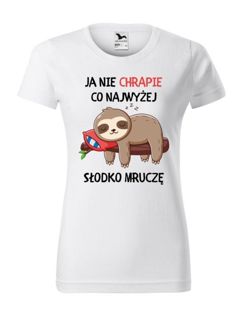 Ja nie chrapię, co najwyżej słodko mruczę (damska)
