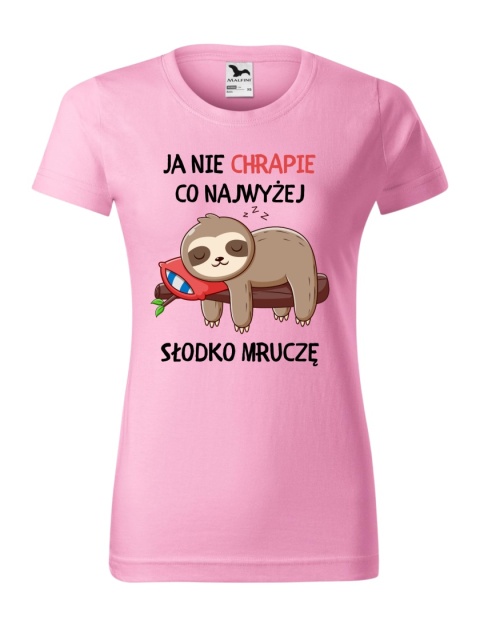 Ja nie chrapię, co najwyżej słodko mruczę (damska)