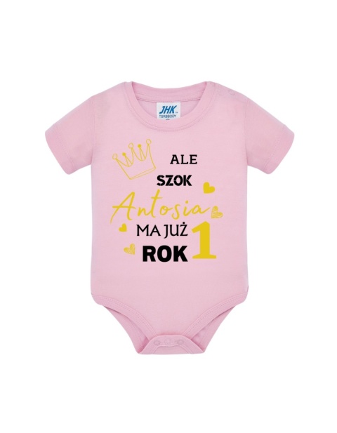 Ale szok! ... ma już rok! (+imię) dziewczynka