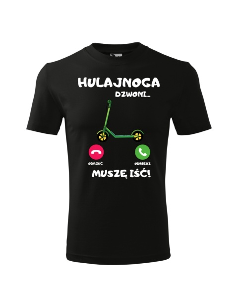 Hulajnoga dzwoni, muszę iść (chłopiec)