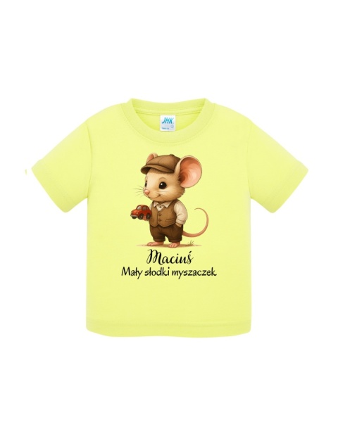 Mały słodki myszaczek (+imię) koszulka