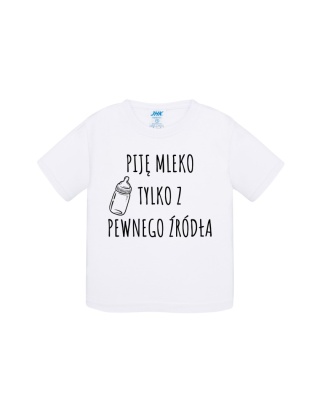 Piję mleko tylko z pewnego źródła (koszulka)