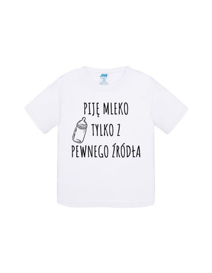 Piję mleko tylko z pewnego źródła (koszulka)