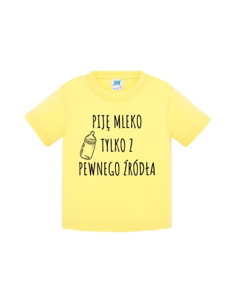 Piję mleko tylko z pewnego źródła (koszulka)