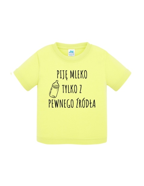 Piję mleko tylko z pewnego źródła (koszulka)