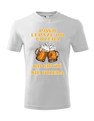 Piwo lepsze od chleba bo gryźć nie trzeba