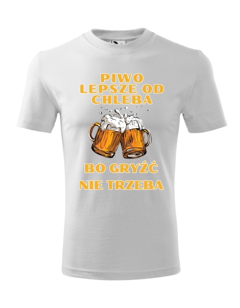 Piwo lepsze od chleba bo gryźć nie trzeba