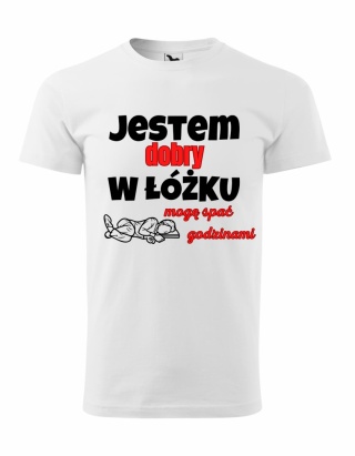 Jestem dobry w łóżku... Potrafię spać godzinami