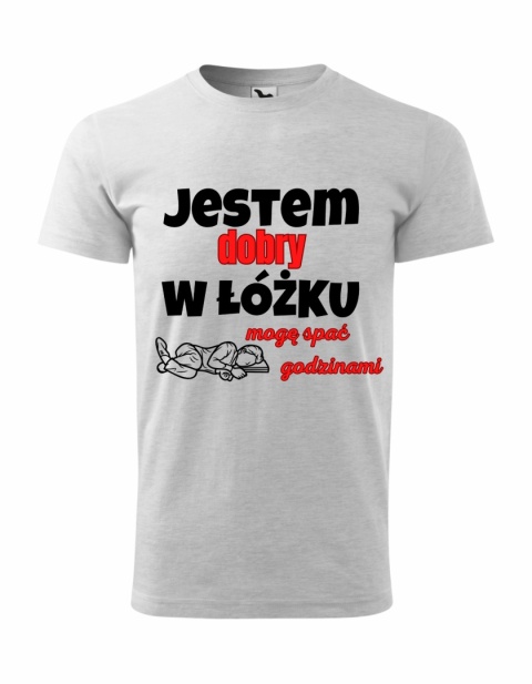 Jestem dobry w łóżku... Potrafię spać godzinami