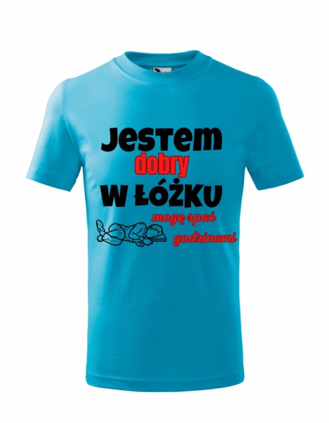 Jestem dobry w łóżku... Potrafię spać godzinami