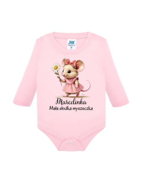 Mała słodka myszeczka (+imię) body