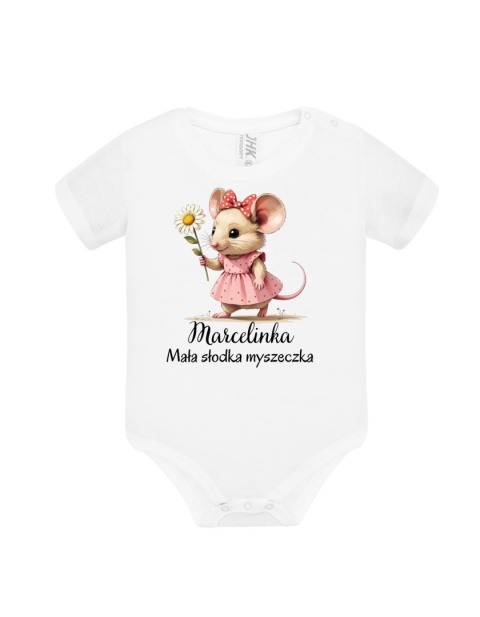 Mała słodka myszeczka (+imię) body