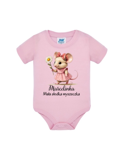 Mała słodka myszeczka (+imię) body