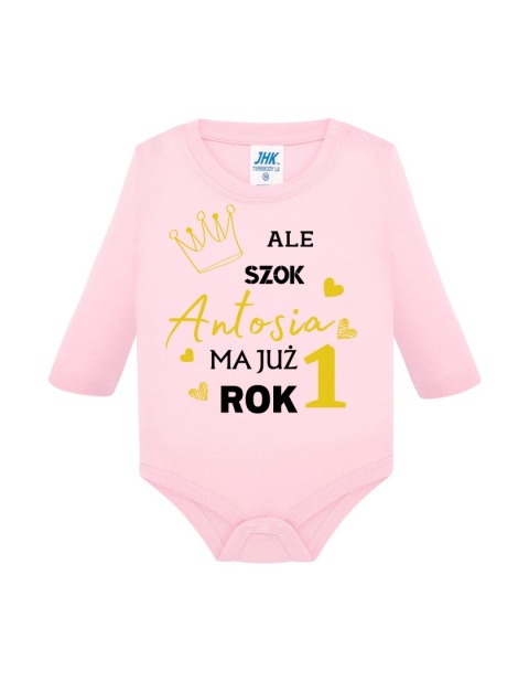 Ale szok! ... ma już rok! (+imię) dziewczynka