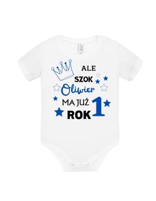 Ale szok! ... Ma już rok! (+imię) chłopiec