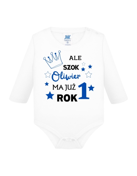 Ale szok! ... Ma już rok! (+imię) chłopiec
