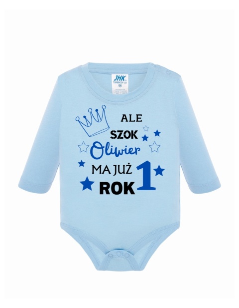 Ale szok! ... Ma już rok! (+imię) chłopiec