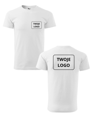 Koszulka z logo firmy DRUK CYFROWY (przód i tył)