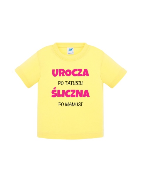 Urocza po tatusiu, śliczna po mamusi (koszulka)