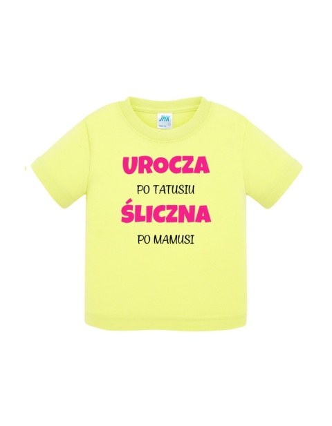Urocza po tatusiu, śliczna po mamusi (koszulka)