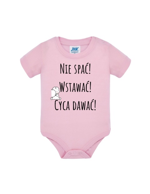 Nie spać! Wstawać! Cyca dawać!